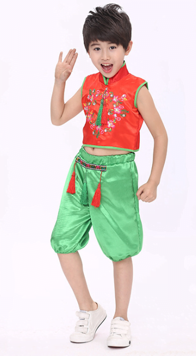 chinese national dance Children's Day performance dance clothes singapore