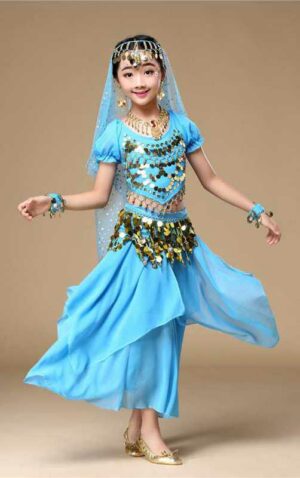Indian traditional dance costume Kids singapore