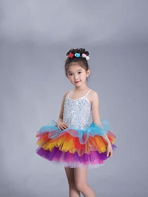 rainbow tutu girl dress ballet singapore