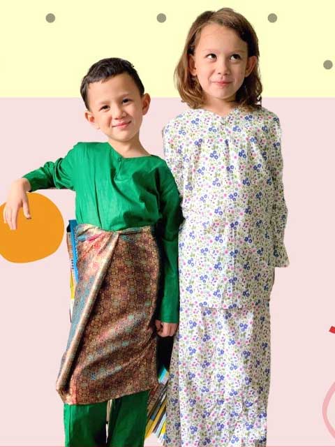 Malay Traditional Kids Dress