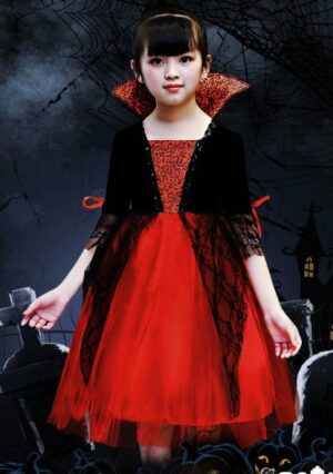 Girl Vampire Costume for kids singapore