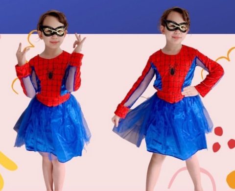 SpiderGirl Dress for kids singapore