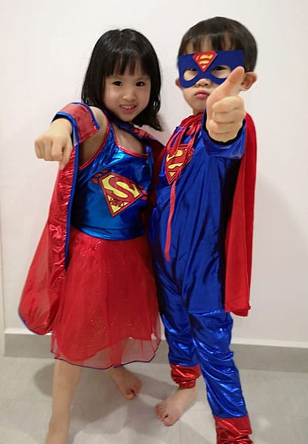 Supergirl Costume for kids singapore