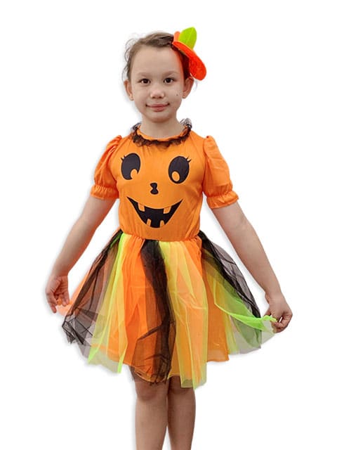 pumpkin theme dress