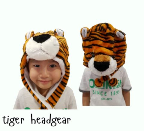 tiger headgear plush