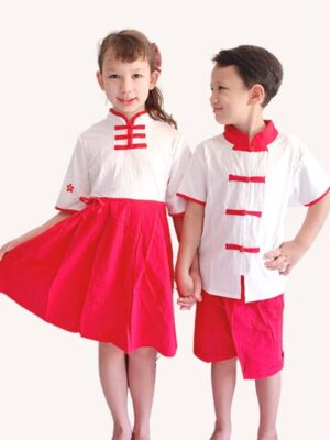 Chinese Red/White wear Singapore