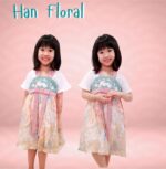 Han Floral dress for lunar New Year