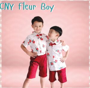 Fleur Boy outfit for lunar New Year 2021