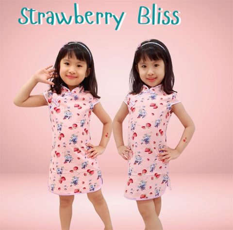 Strawberry Bliss cny dress