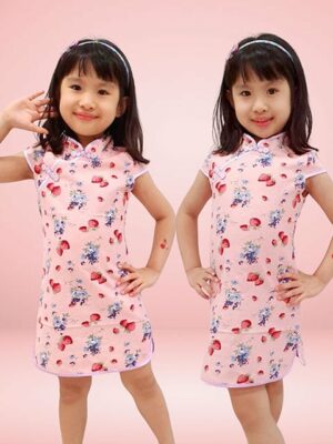 Strawberry Bliss cny dress