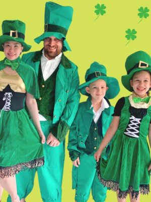 family Saint Patrick costume sets