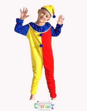Colour Block Clown costume for Kids
