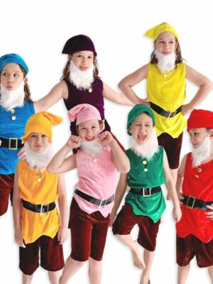 The Seven Dwarfs’, famous disney characters costumes