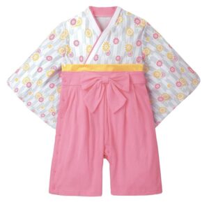 Pink Flower Kimono