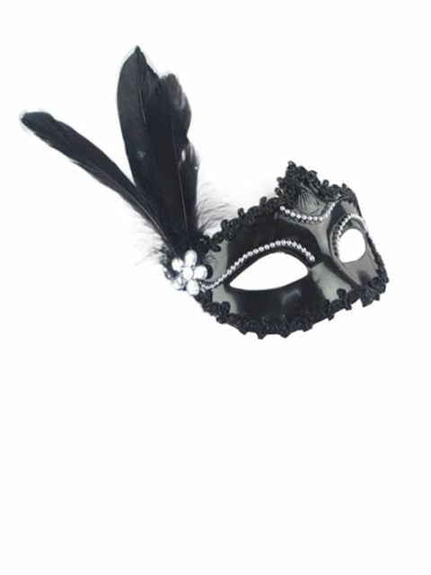 Carnival mask classic lavish with feather. a nice costume accessories