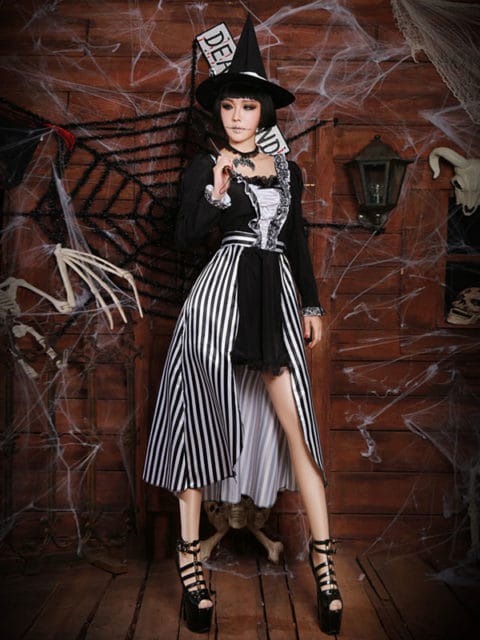 Haunted Carnival Dress is the right spooky witch costume for adul