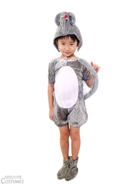 Squeaky Mouse costume. Transform your kids in gentle rodent character.