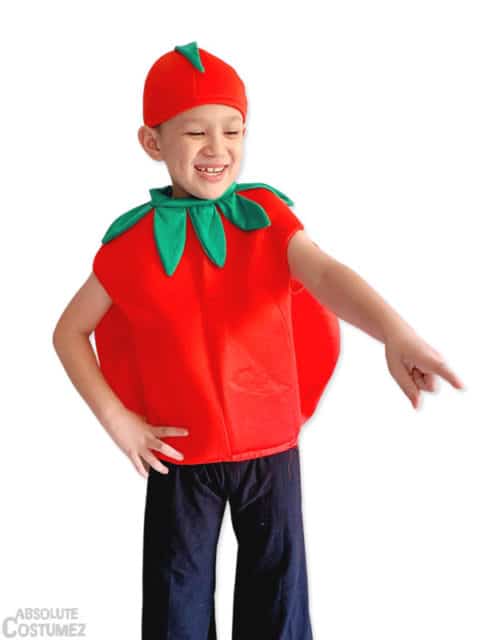 Tomato Man costume for children 4 to 7 years old