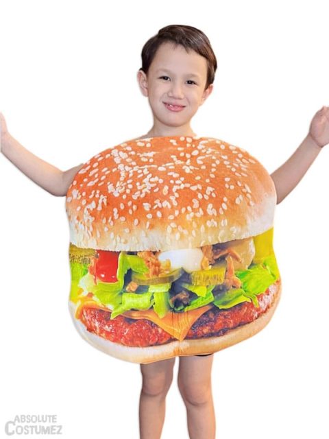 Burger Man costume for children.