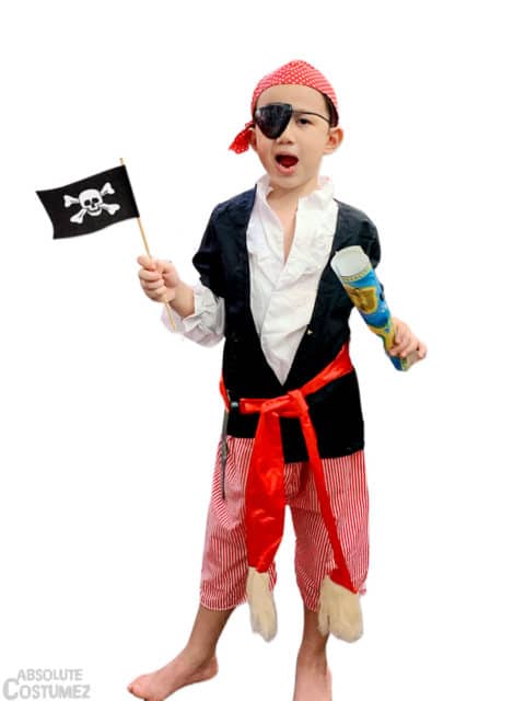 Buccaneer Pirate is an vilain sailor costume for children.
