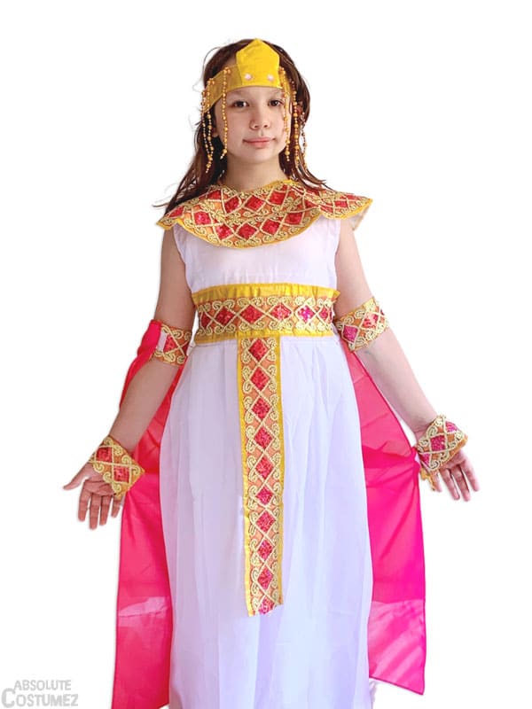 Pink Egyptian Princess Dress is a royal way to celebrate Halloween with luxe.