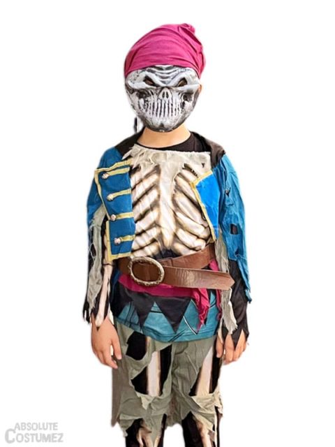 Transform your children in a Zombie pirate with this epic costume.
