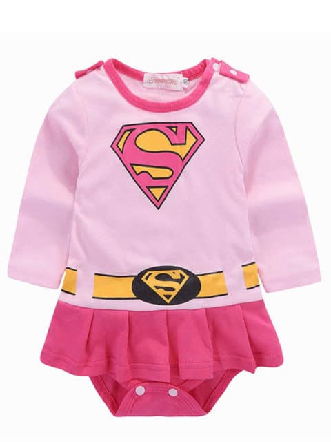 Baby super girl costume bring girl of 6 to 18 months