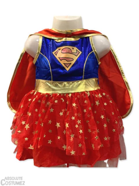 Supergirl costume transform your children in super hero.