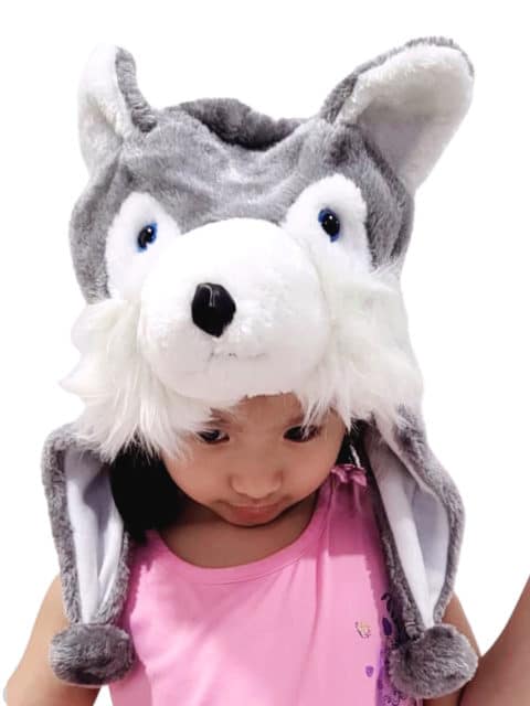 This wolf Headgear converts your children into a fierce beasts.
