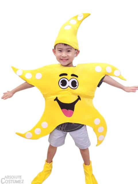 Starfish Costume can submerge your children into a cute sea star.