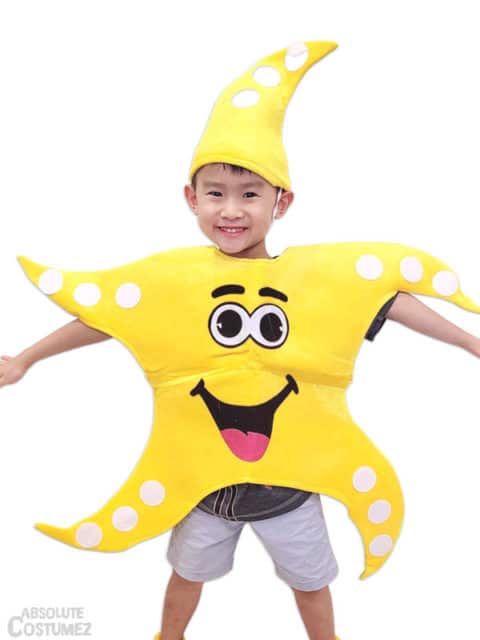 Starfish Costume can submerge your children into a cute sea star.