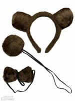 Brown Monkey Headband Set transforms children into jungle animals