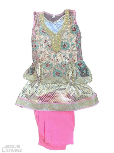 Deepavali festival baby girl dress.