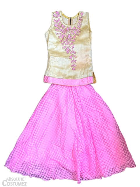 Deepavali festival Pink Sundae girl dress