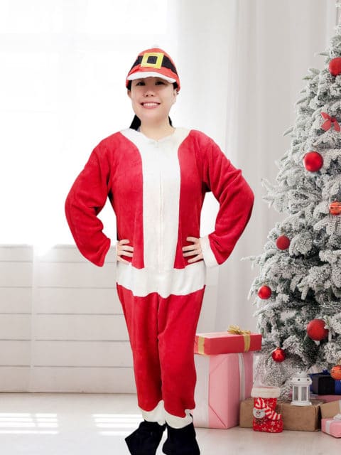 Adult Santa Onesie outfit