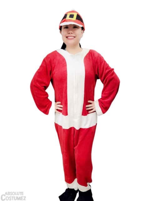 Adult Santa Onesie outfit