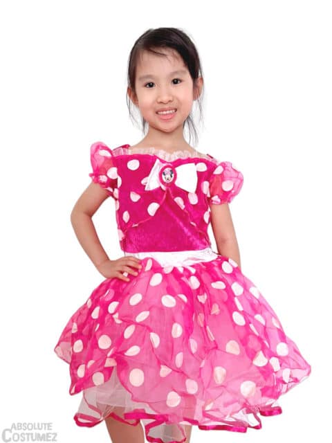 Sweet Minnie costume is a colorful dress from the Disney movie character.
