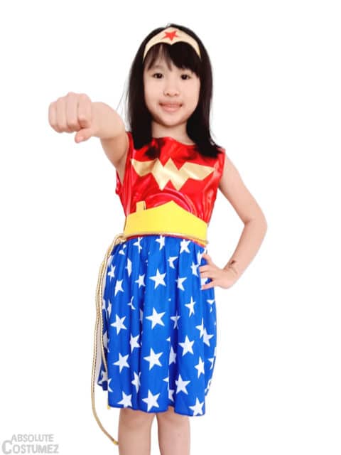 Wonderwoman w Lasso dress kit from the DC Comics universe.