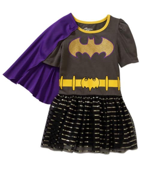 Batgirl toddler dress from the superhero movie universe