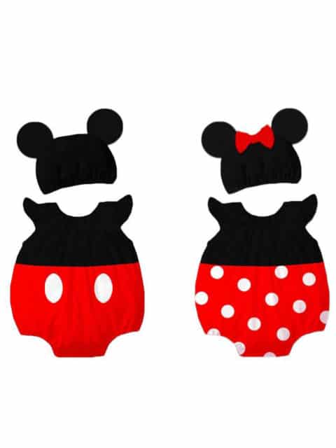 Mickey & Minnie costumes are super funny items to get for his children.