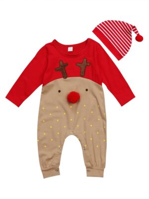 Baby Rudolph pajamas