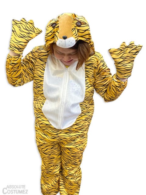 Top Tiger Adult Onesie plush Jumpsuit Costume