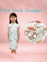 Forest Friend Cheongsam a comfy dress for lunar New Year 2022
