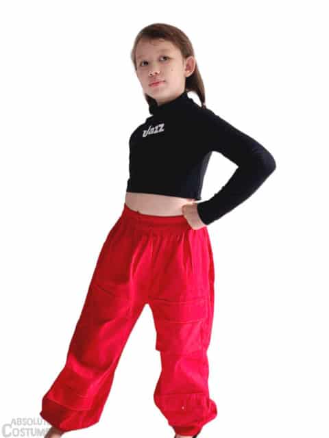 Hip-hop Red Girl dance outfit