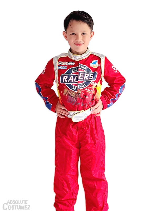 Lightning Mcqueen racecar Driver costume singapore