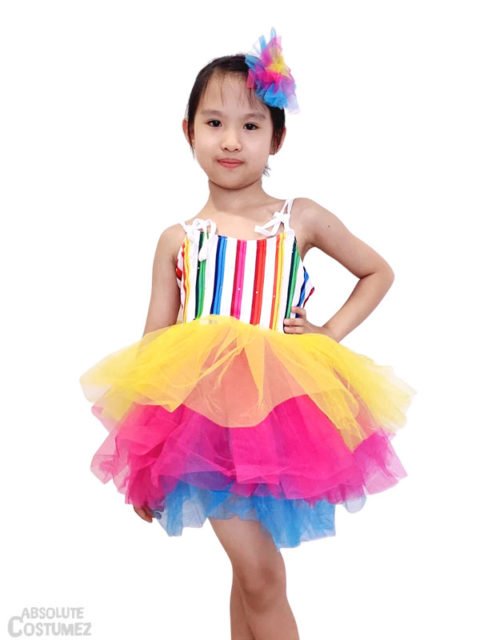 Rainbow Joy dancewear for girl singapore