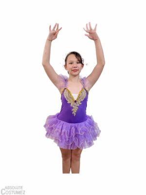 Purple Ballerina dance wear singapore