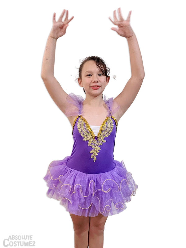 Purple Ballerina dance wear singapore