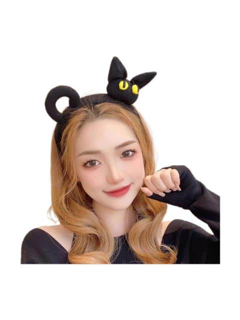 Black 3D Cat Headband