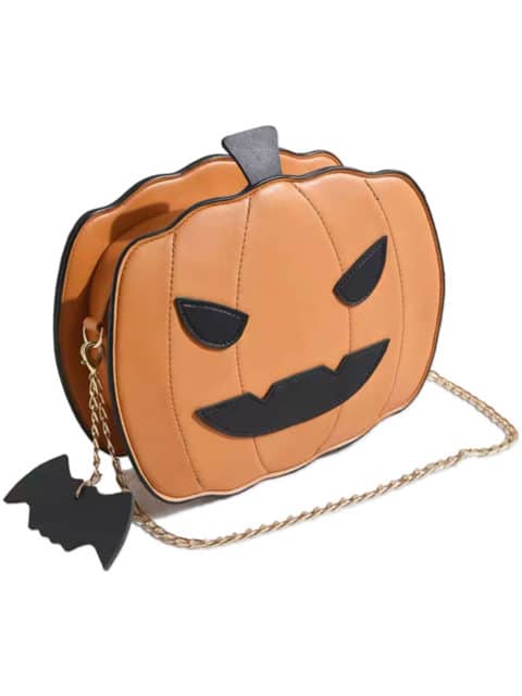 Jack O Lantern Sling Chain Bag